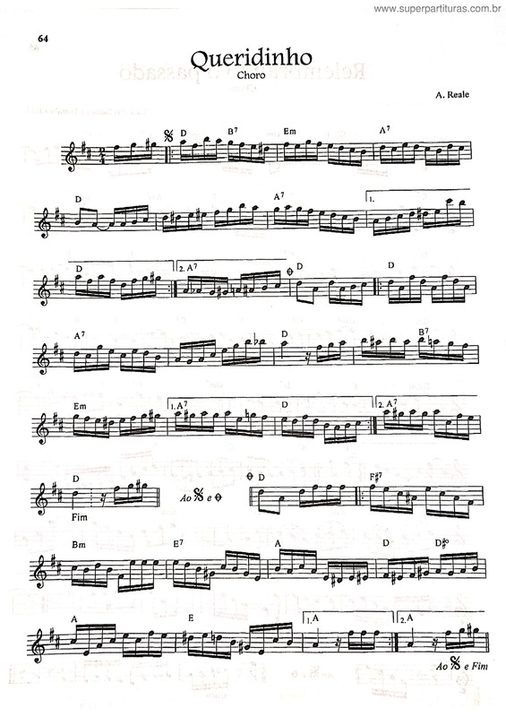 Partitura da música Queridinho v.8