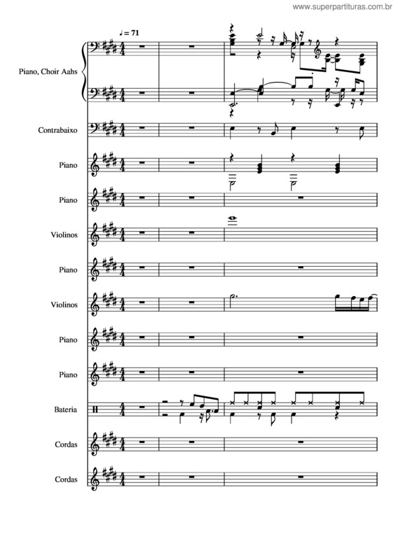 Partitura da música Quero Mergulhar Nas Profundezas v.2