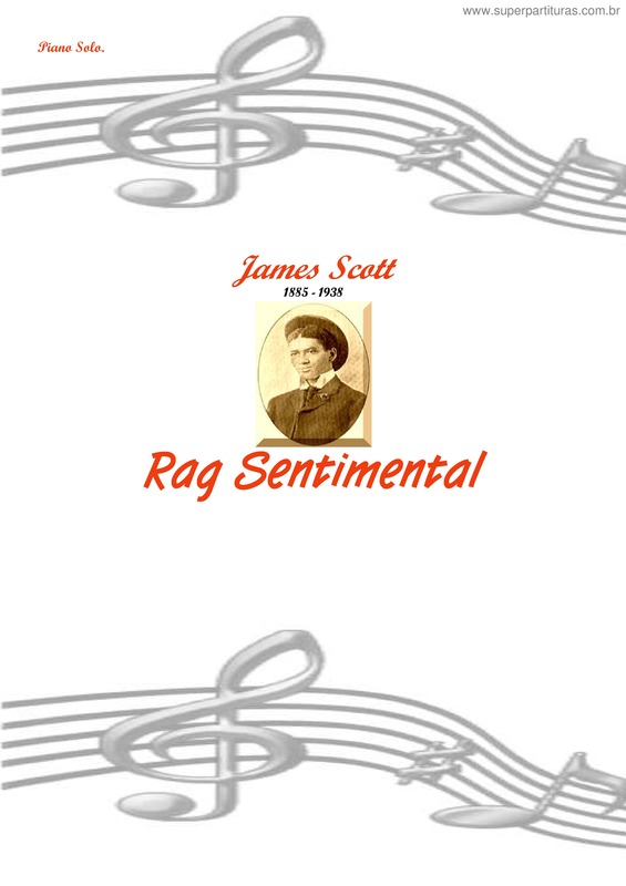 Partitura da música Rag Sentimental