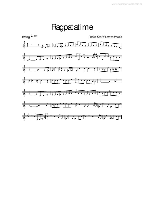 Partitura da música Ragpatatime