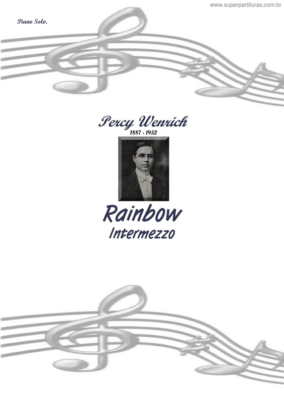 Partitura da música Rainbow