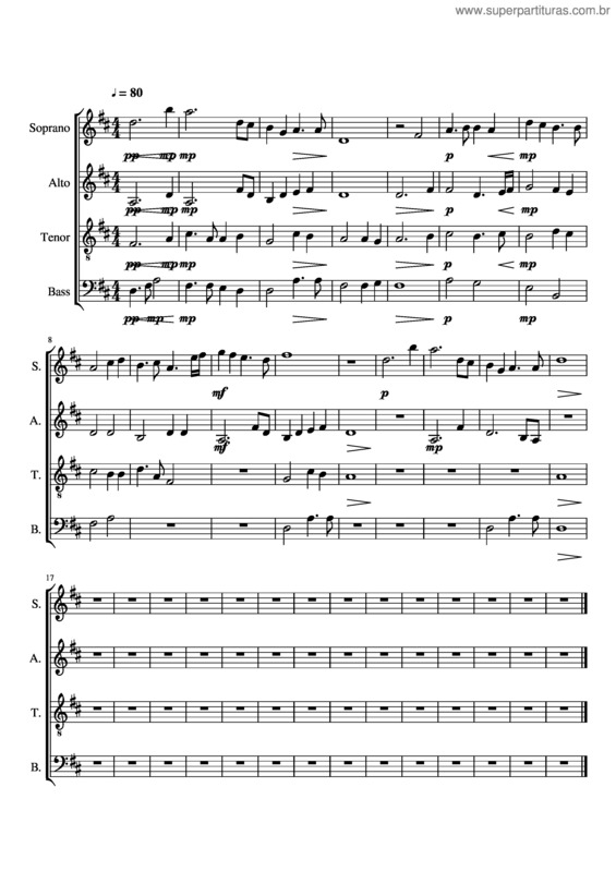 Partitura da música Rale