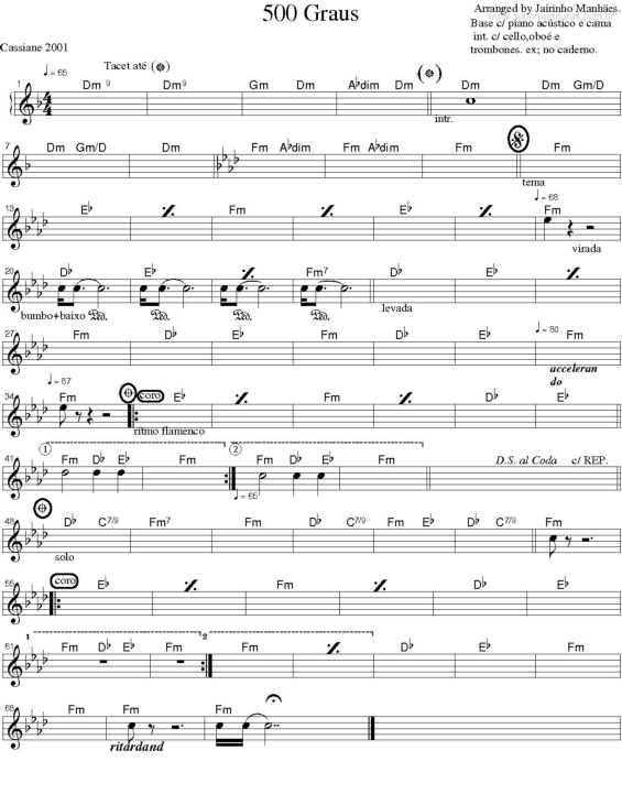 Partitura da música Razão do Meu Viver v.2