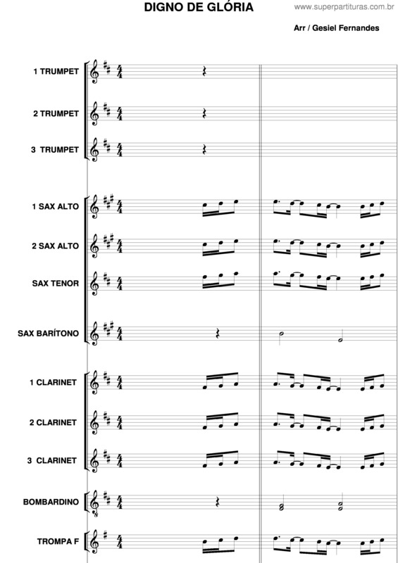 Partitura da música Renova-Me v.3