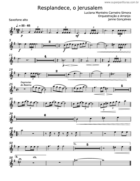Partitura da música Resplandeceu – Vencedores Por Cristo v.2