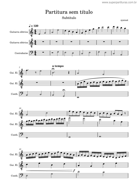 Partitura da música Revelação v.6