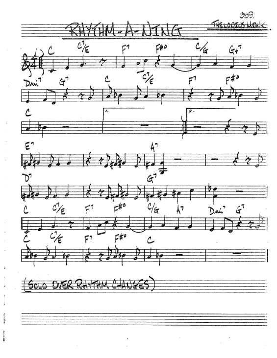 Partitura da música Rhythm