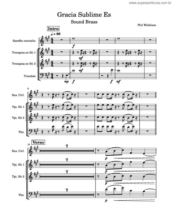 Partitura da música Roberto Palma Gracia Sublime Es