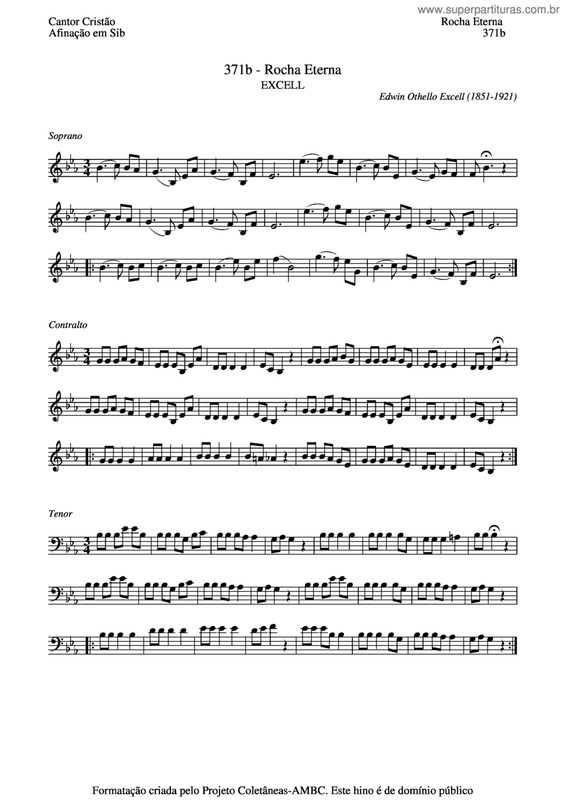 Partitura da música Rocha Eterna v.10
