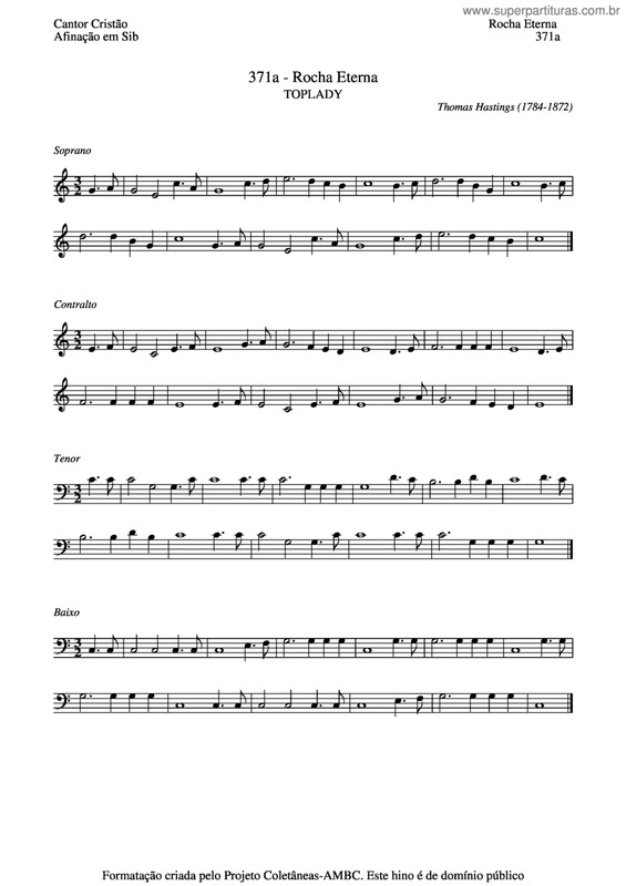 Partitura da música Rocha Eterna v.11