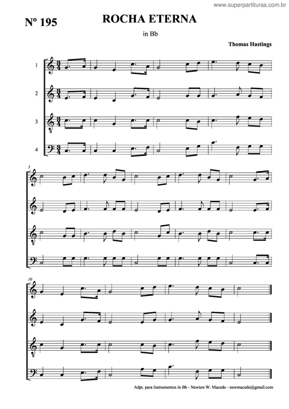 Partitura da música Rocha Eterna v.12