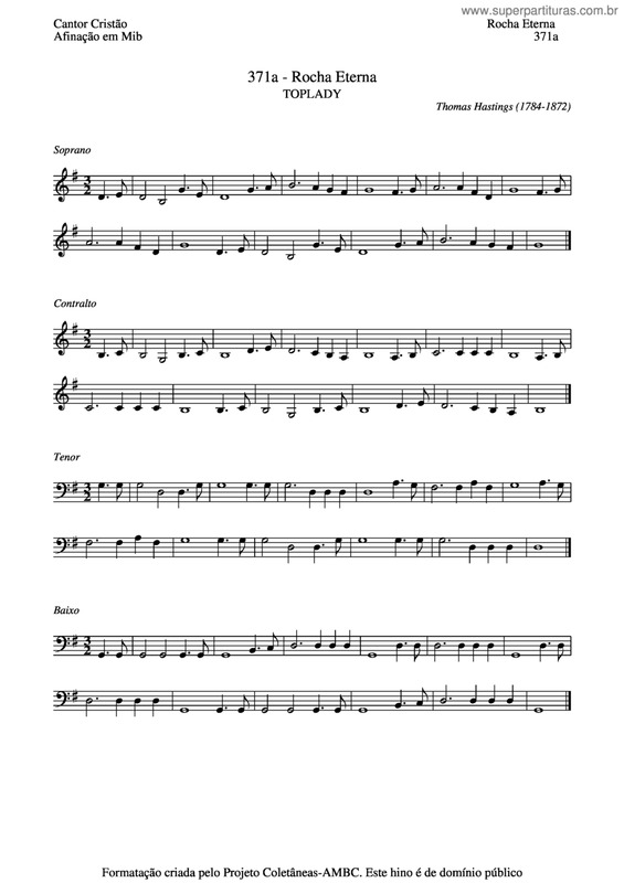 Partitura da música Rocha Eterna v.13