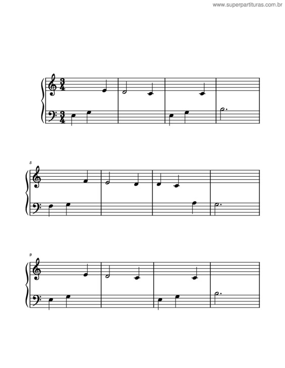 Partitura da música Rock–A–Bye Baby – Misc Traditional/Sina P23