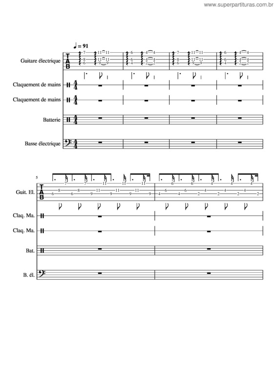Partitura da música Rockstar – Dababy