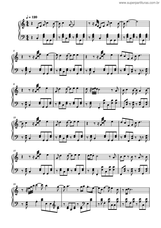 Partitura da música Rockstar Row – Security Breach