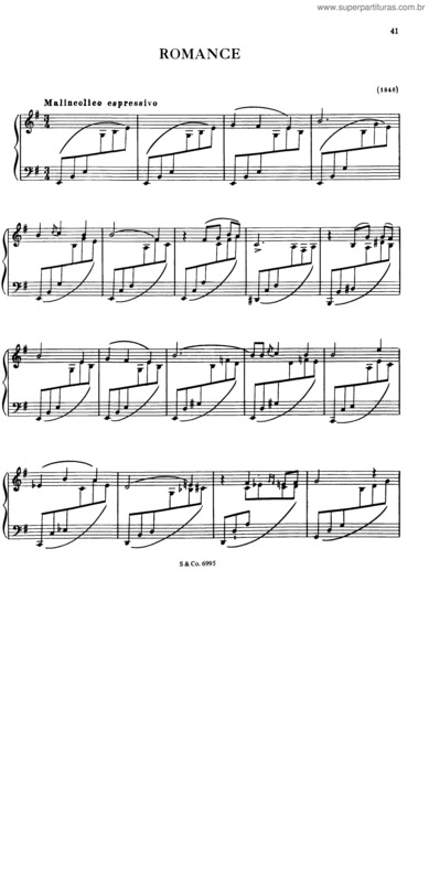 Partitura da música Romance v.5