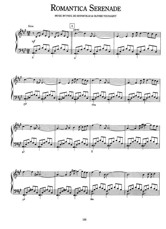 Partitura da música Romantica Serenade v.2