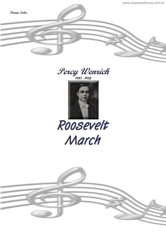 Partitura da música Roosevelt March