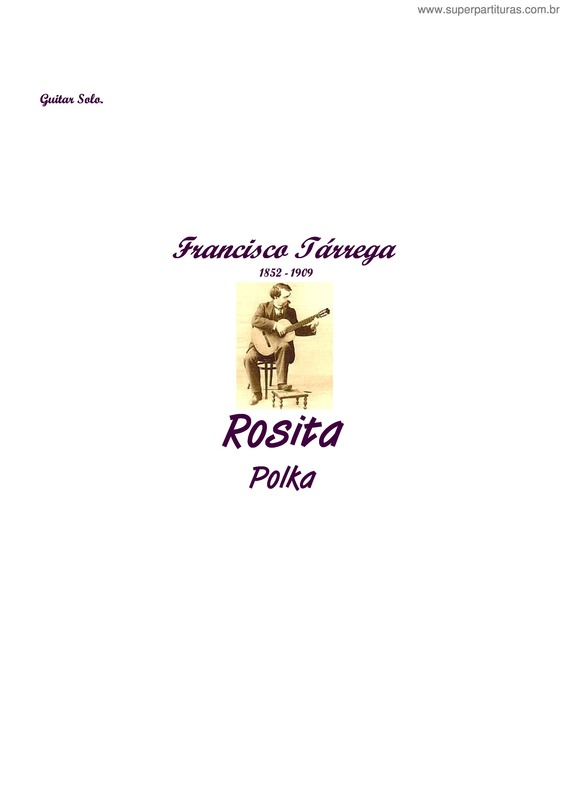 Partitura da música Rosita v.4