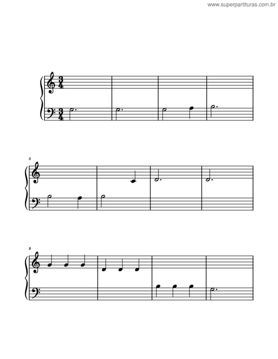 Partitura da música Row, Row, Row Your Boat – Misc Traditional/Sina P17