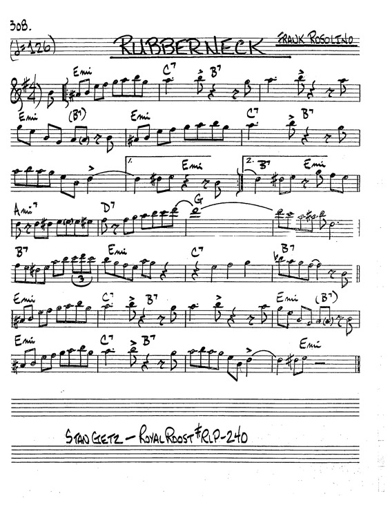 Partitura da música Rubberneck v.2