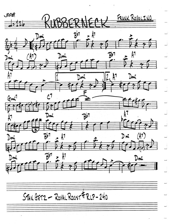 Partitura da música Rubberneck v.6