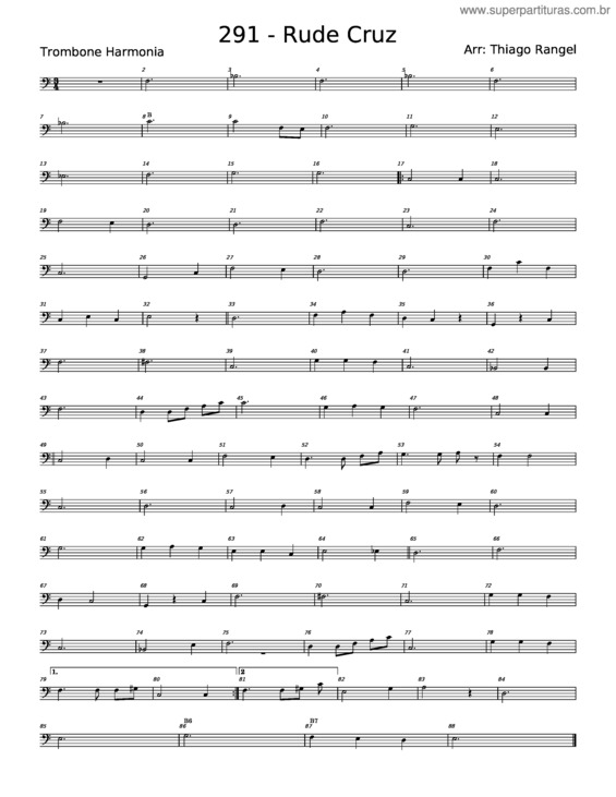 Partitura da música Rude Cruz – Misc Praise Songs
