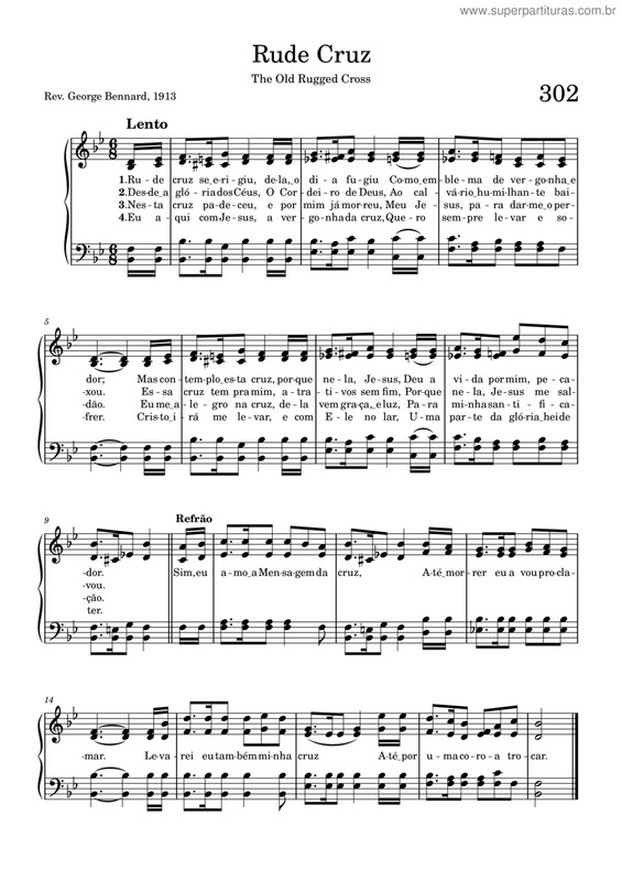 Partitura da música Rude Cruz v.15