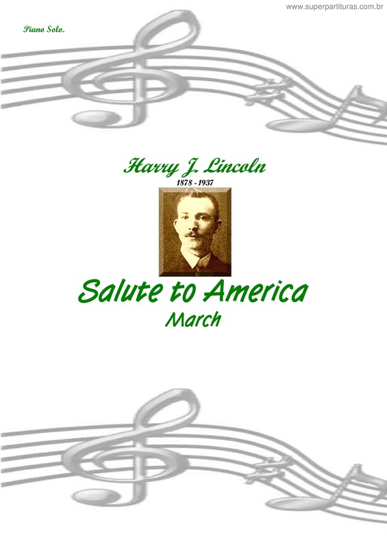 Partitura da música Salute to America
