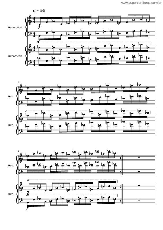 Partitura da música Samuel Potvin