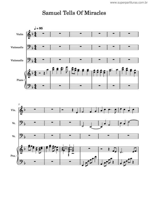 Partitura da música Samuel Tells Of The Baby Jesus – Gabbott And Rowley Samuel Tells Of Miracles
