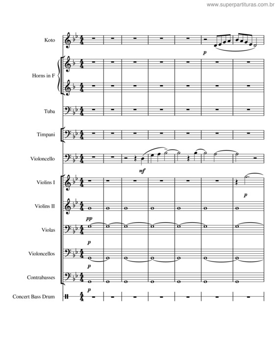 Partitura da música Samurai Game Main Theme