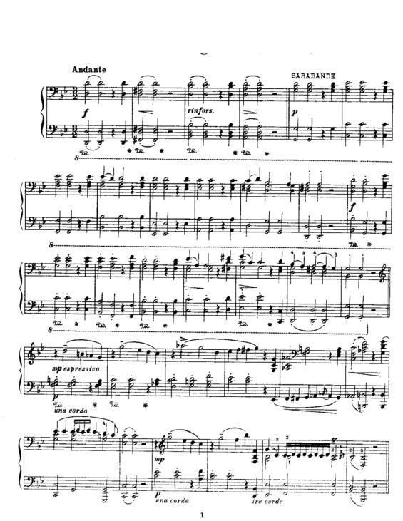 Partitura da música Sarabande Und Chaconne Aus Dem Singspiel Almira S.181