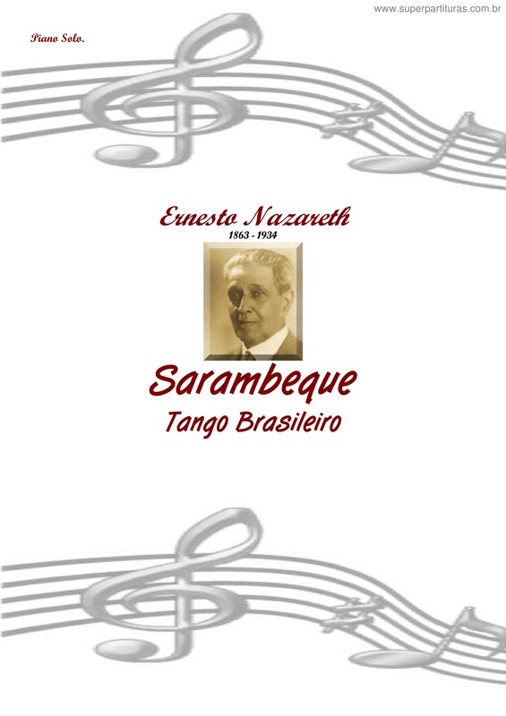 Partitura da música Sarambeque v.2