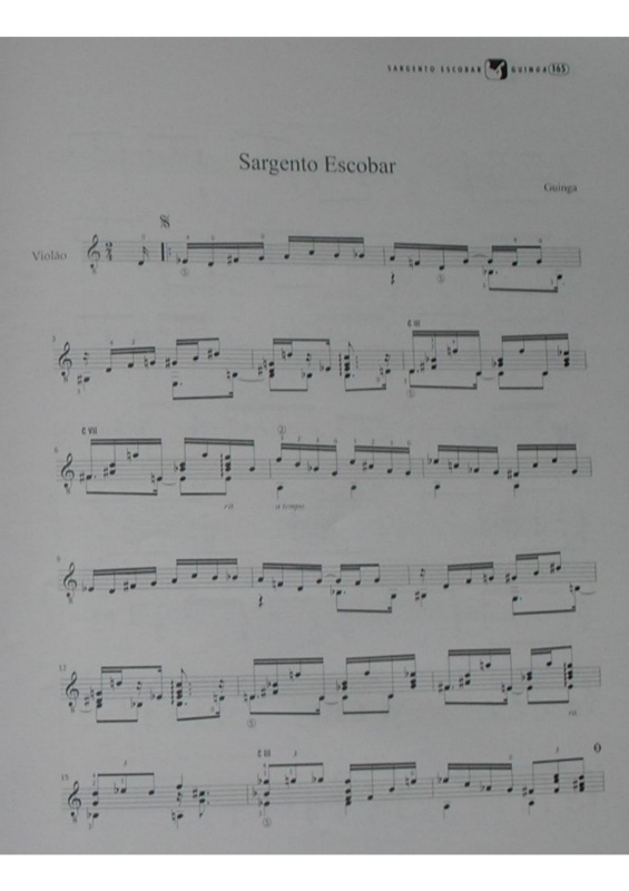 Partitura da música Sargento Escobar