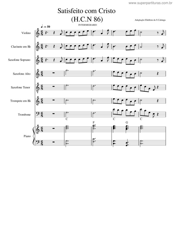 Partitura da música Satisfeito Com Cristo – Hino Da Harpa Cristã Satisfeito_Com_Cristo_H.C.N_86.Mscz