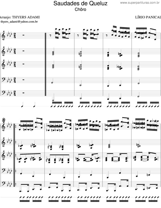 Partitura da música Saudades De Queluz v.2