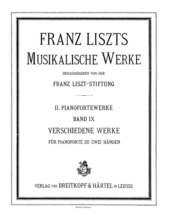 Partitura da música Scherzo In G Minor S.153
