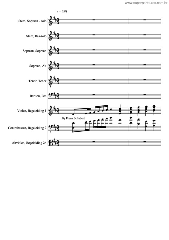 Partitura da música Schubert_Misg–Gloria–Bas