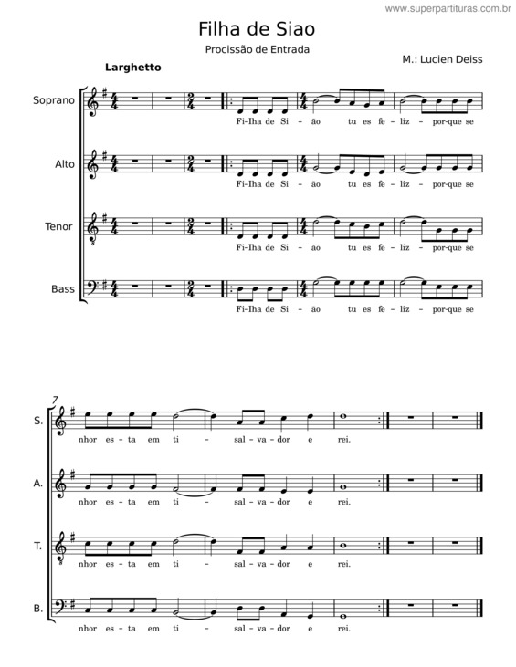 Partitura da música Score v.3