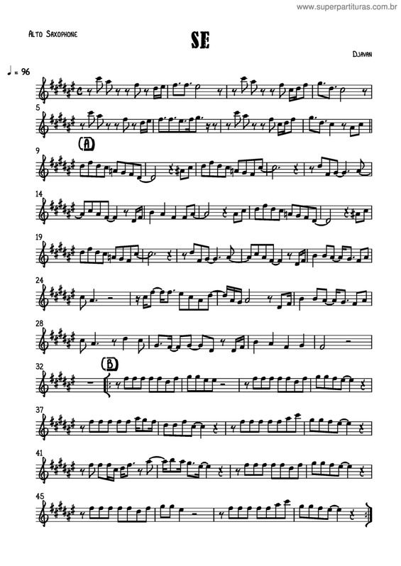 Partitura da música Se v.7