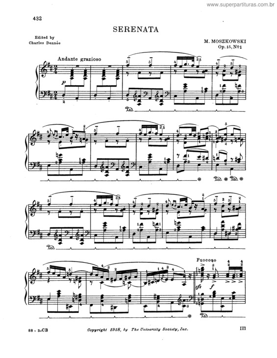Partitura da música Sechs Stücke v.2