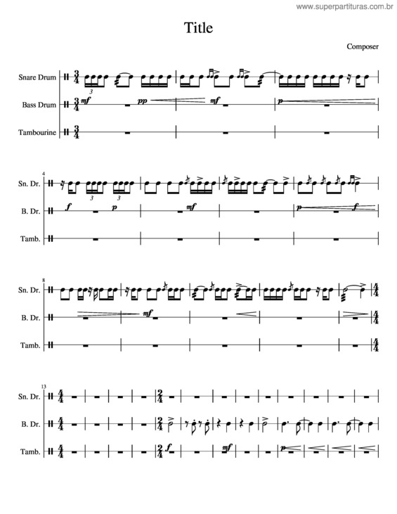 Partitura da música Second Eh