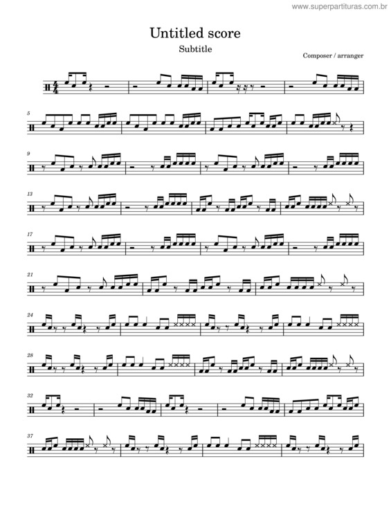 Partitura da música September v.3