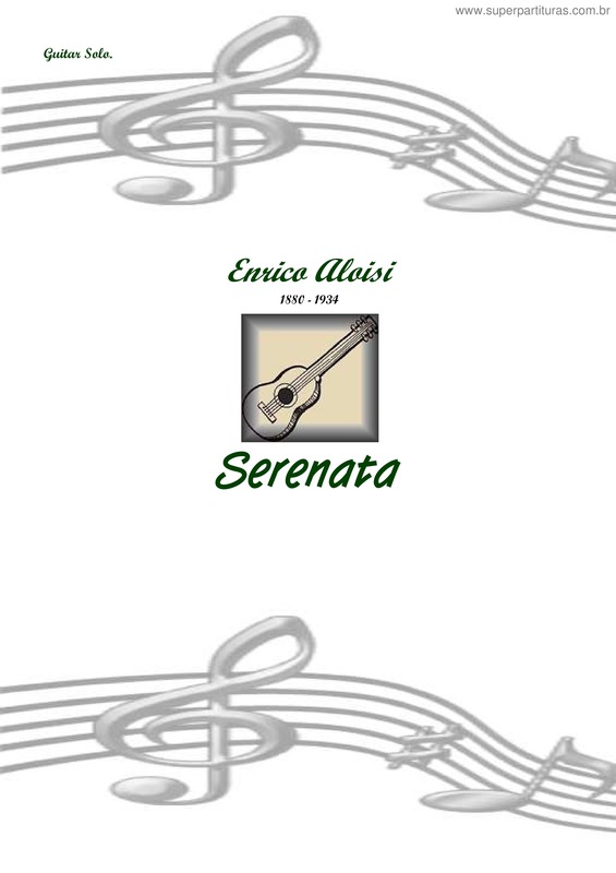 Partitura da música Serenata v.17