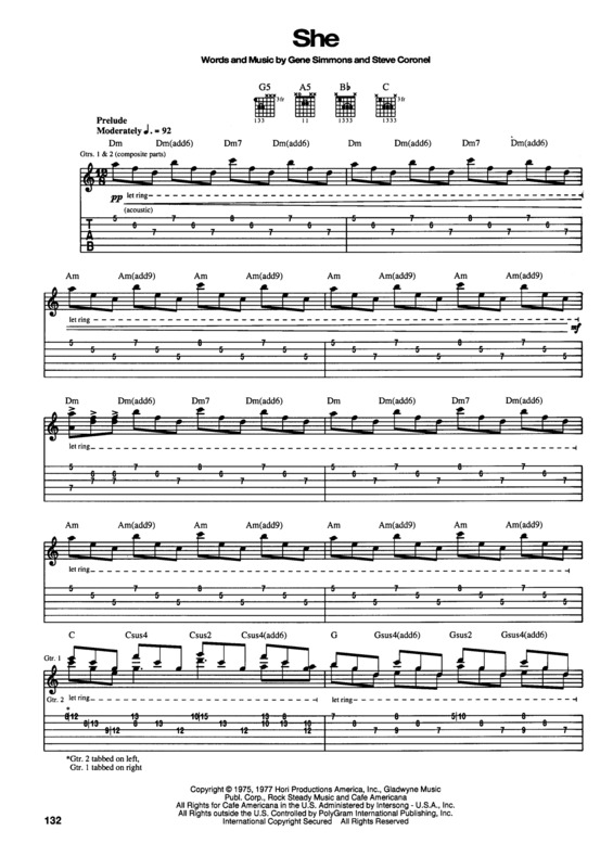 Partitura da música She v.7