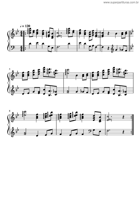 Partitura da música Sheik`S Theme v.2