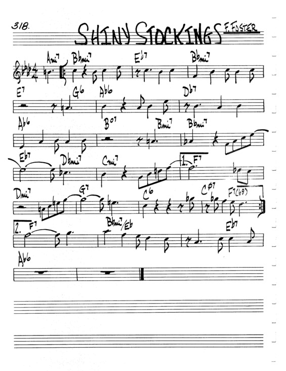 Partitura da música Shiny Stockings v.5