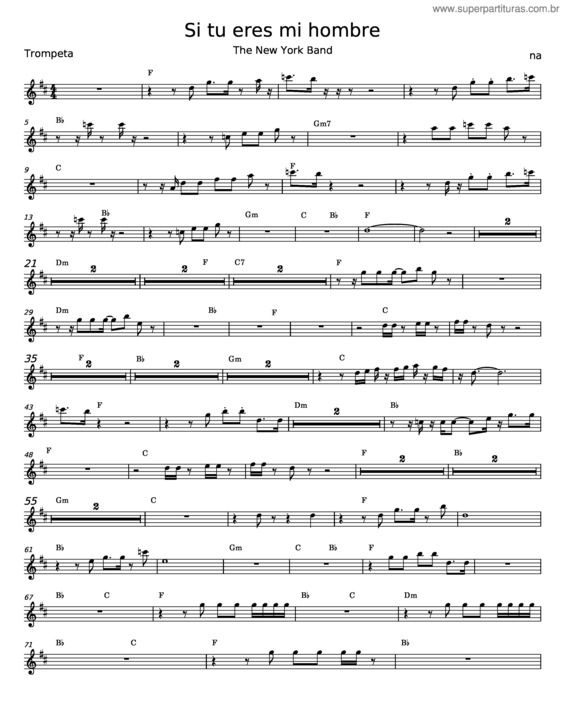Partitura da música Si Tu Eres Mi Hombre – Angela Carrasco