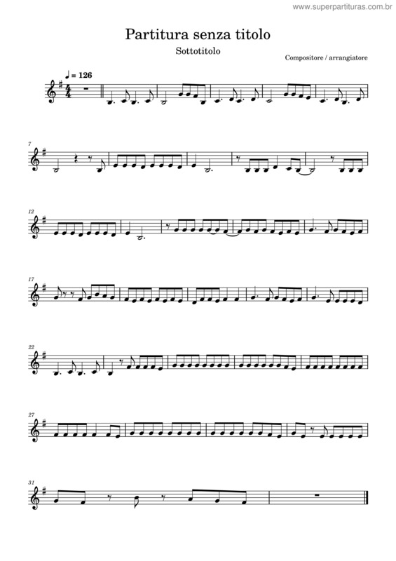 Partitura da música Sinceramente Quando